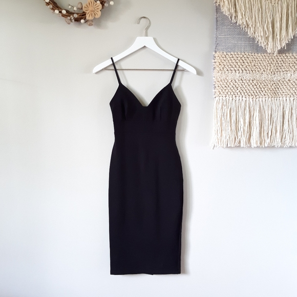 Lulus Dresses & Skirts - LULU'S | Don't Tell 'Em Black Bodycon Midi Dress
